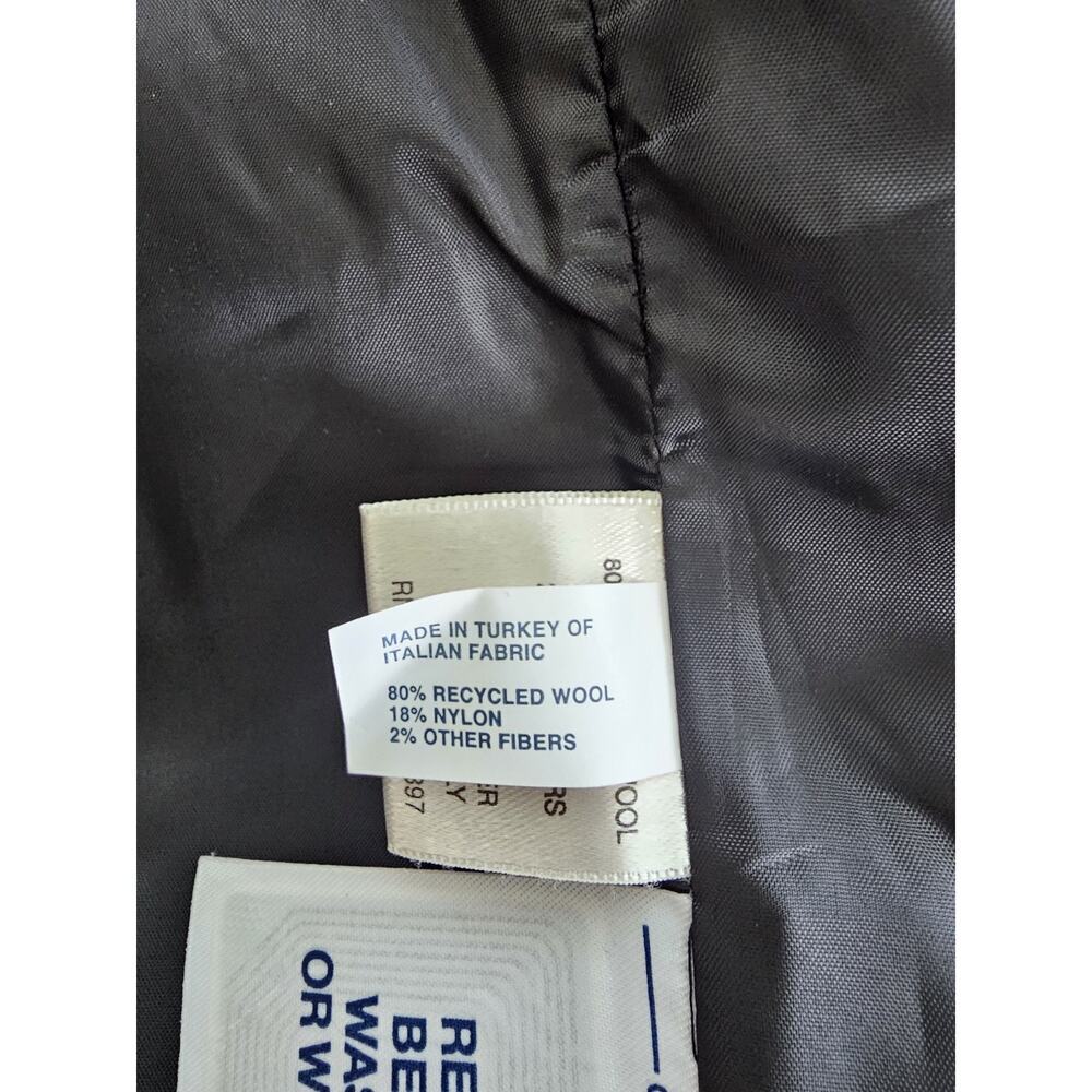 Old Navy Women’s Black Two Button Open Front Wool… - image 5